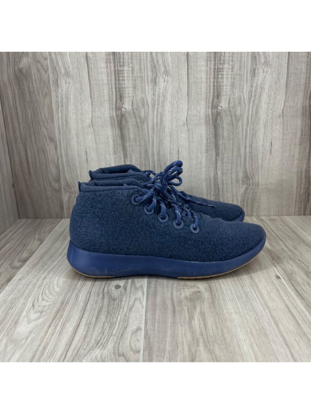 Allbirds Shoes Mens 11 Wool Runner up Mizzles Blue Lace Up High Top Sneakers